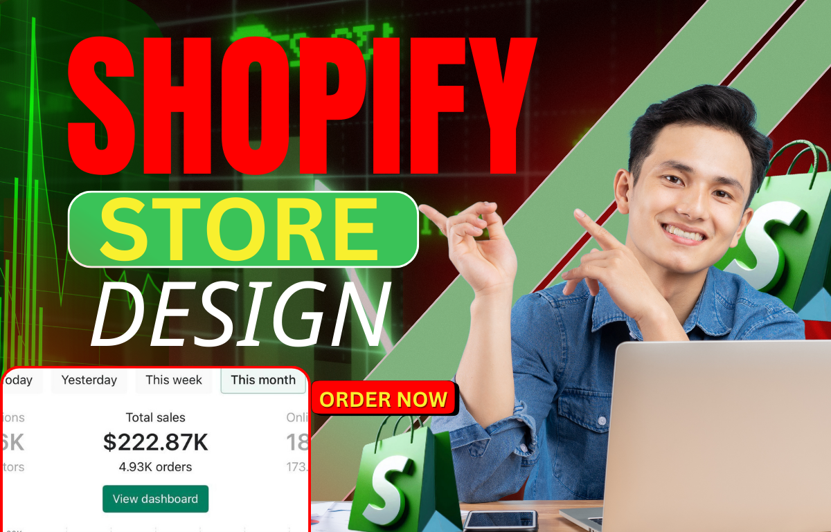 I Will Build Your Ecommerce Shopify Dropshipping Website