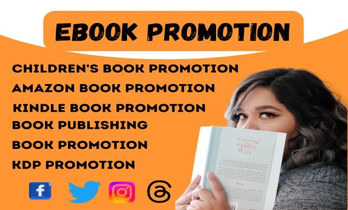 I Will Do eBook Promotion, KDP Promotion, Amazon, and Kindle Marketing