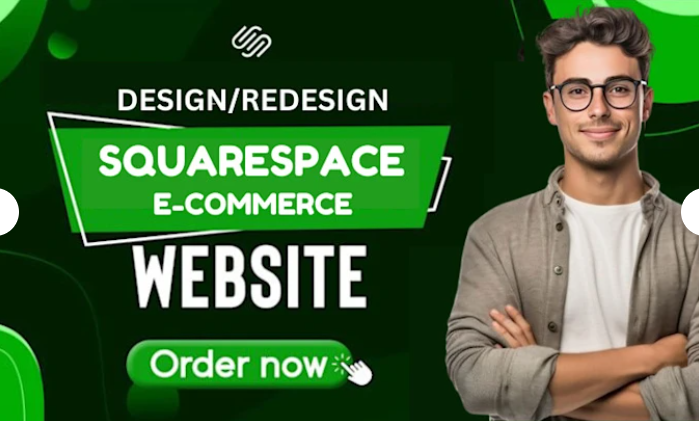 I will design squarespace ecommerce website squarespace online store landing page