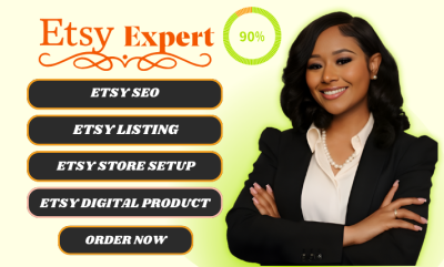 I Will Set Up Your Etsy Shop with Digital Products, SEO Listings, and More!