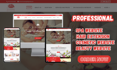 I Will Design a Modern Beauty Salon & Spa Website with Online Booking