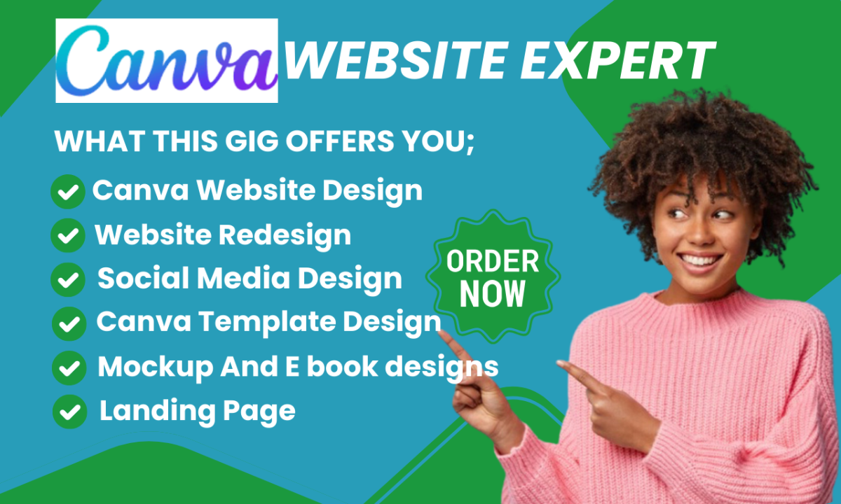 I Will Design or Refresh a Gorgeous Canva Website with a Contemporary and Professional Appearance