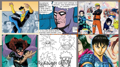 I Will Create Stunning Comic Book Illustrations for Your Superhero and Cartoon Character Manga Anime