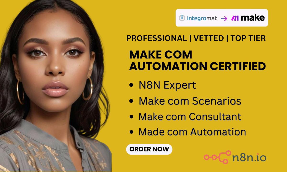 I Will Be Your Expert Consultant for Make.com, Zapier, n8n, and Vapi AI Automation