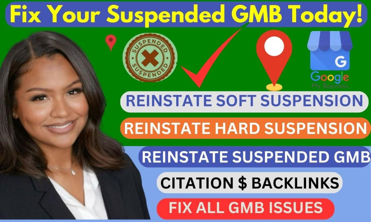 REINSTATE GMB AND FIX GMB