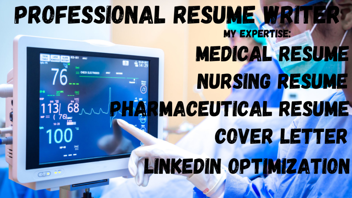 Professional Medical, Nursing, and Pharmaceutical Resume & Cover Letter Writing Services