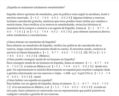 [Expedia]¿Cómo obtener un reembolso de Expedia?