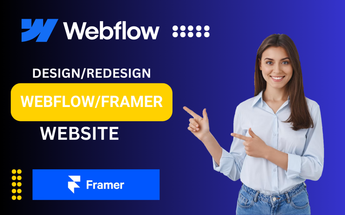 I Will Create a Stunning 3D Animated Website Using Framer, Webflow, and Figma