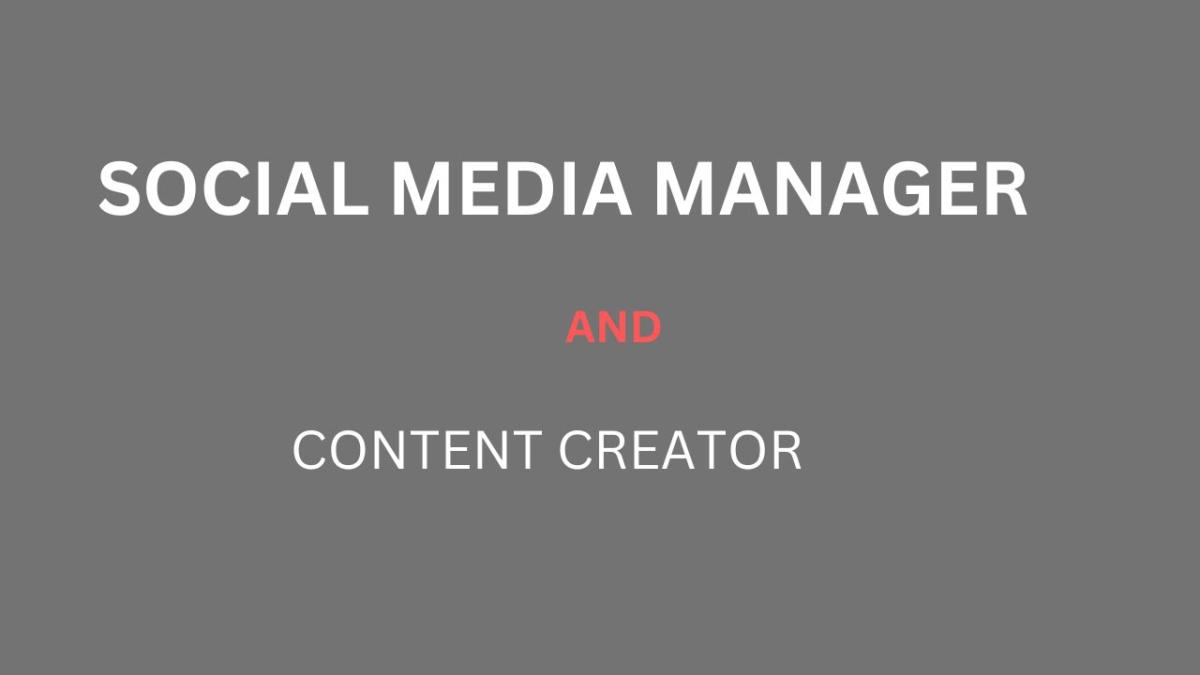 I Will Be Your Social Media Marketing Manager, Content Strategist, and Content Creator