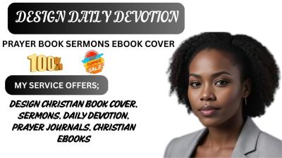 I Will Design a Prayer Journal, Daily Devotion, Prayer Book & Sermon Christian Book