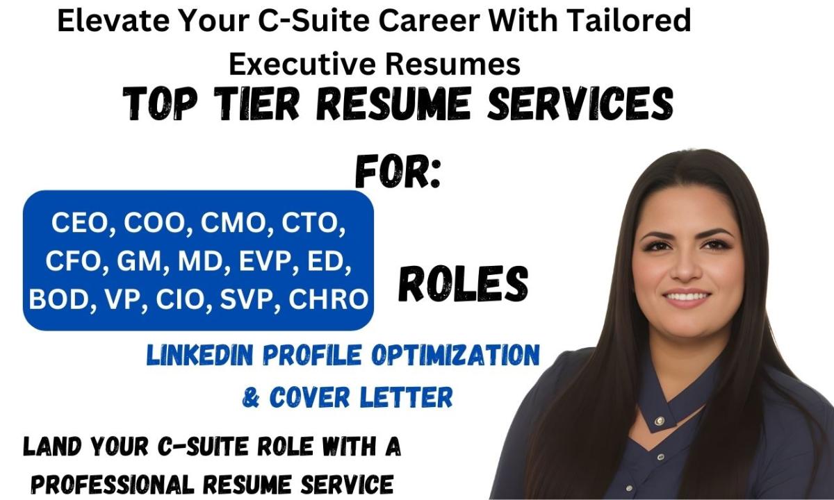 Expert Executive Resume Writing, Cover Letter Creation, and Federal Resume Services