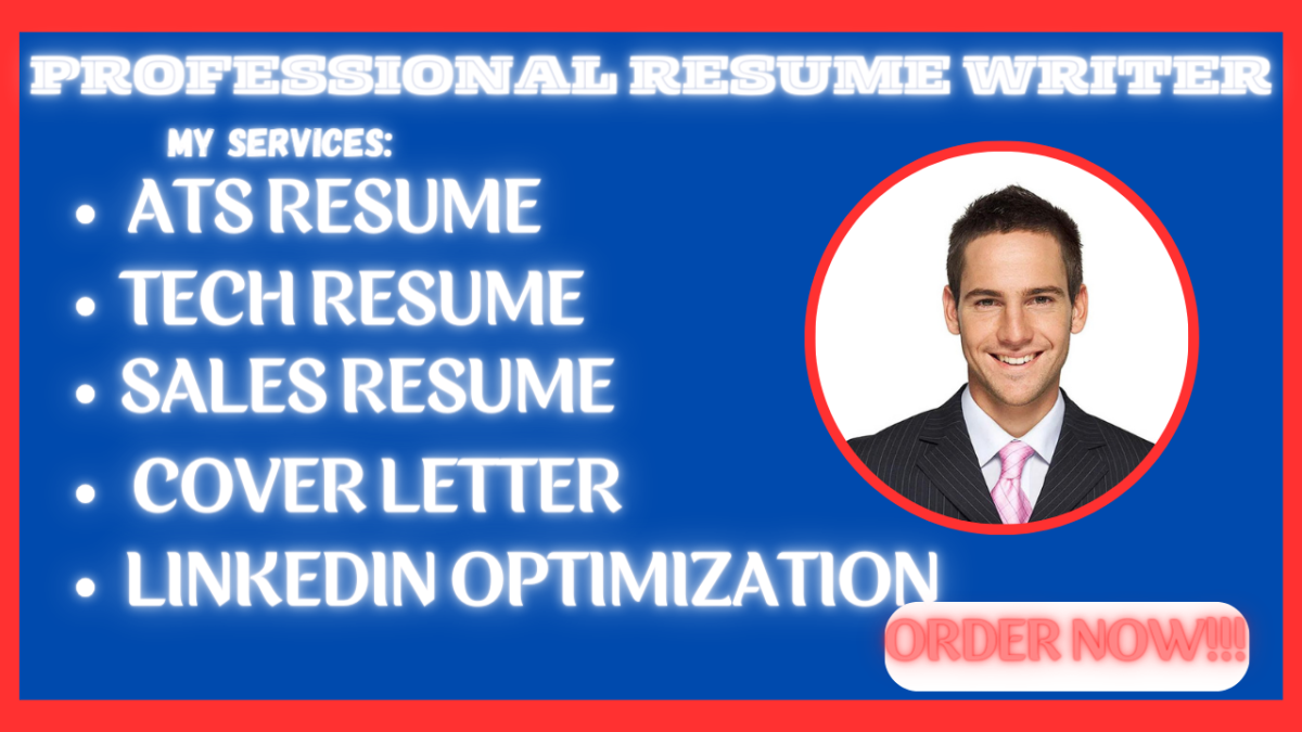 Write You a Professional Sales IT Resume, Cover Letter, and LinkedIn Profile