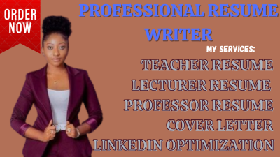 Write Your Sales IT Resume, Digital Marketing, Finance, Cover Letter, LinkedIn