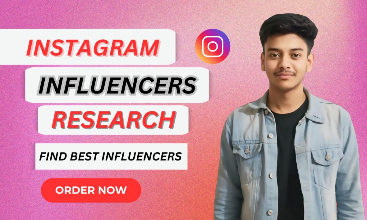 I Will Find the Best Instagram Influencers for Your Brand Growth