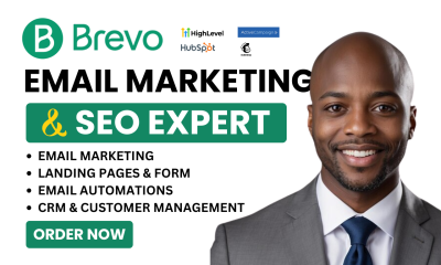 I Will Setup Brevo Account, Brevo Email Campaign, Brevo Automation, and Brevo Workflow