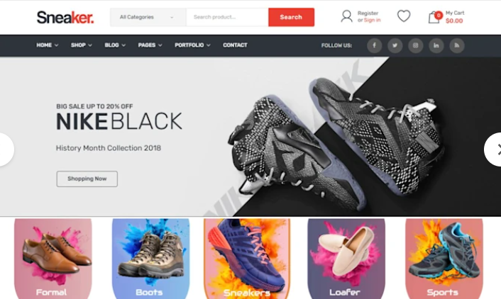 I Will Build a Luxury Footwear Shopify Store & Wix Sneakers Website