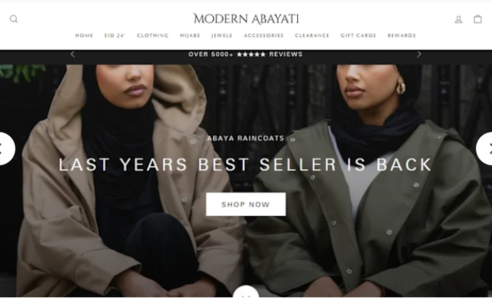 I Will Build an Abaya Shopify Website | Hijab Ecommerce Store | Islamic Clothing Dropshipping