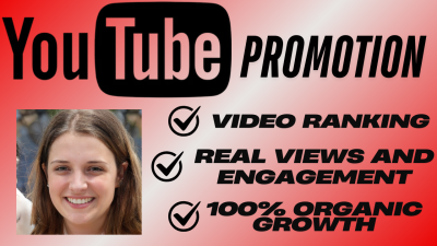 I Will Boost Your YouTube Channel with Organic Video Promotion and Growth