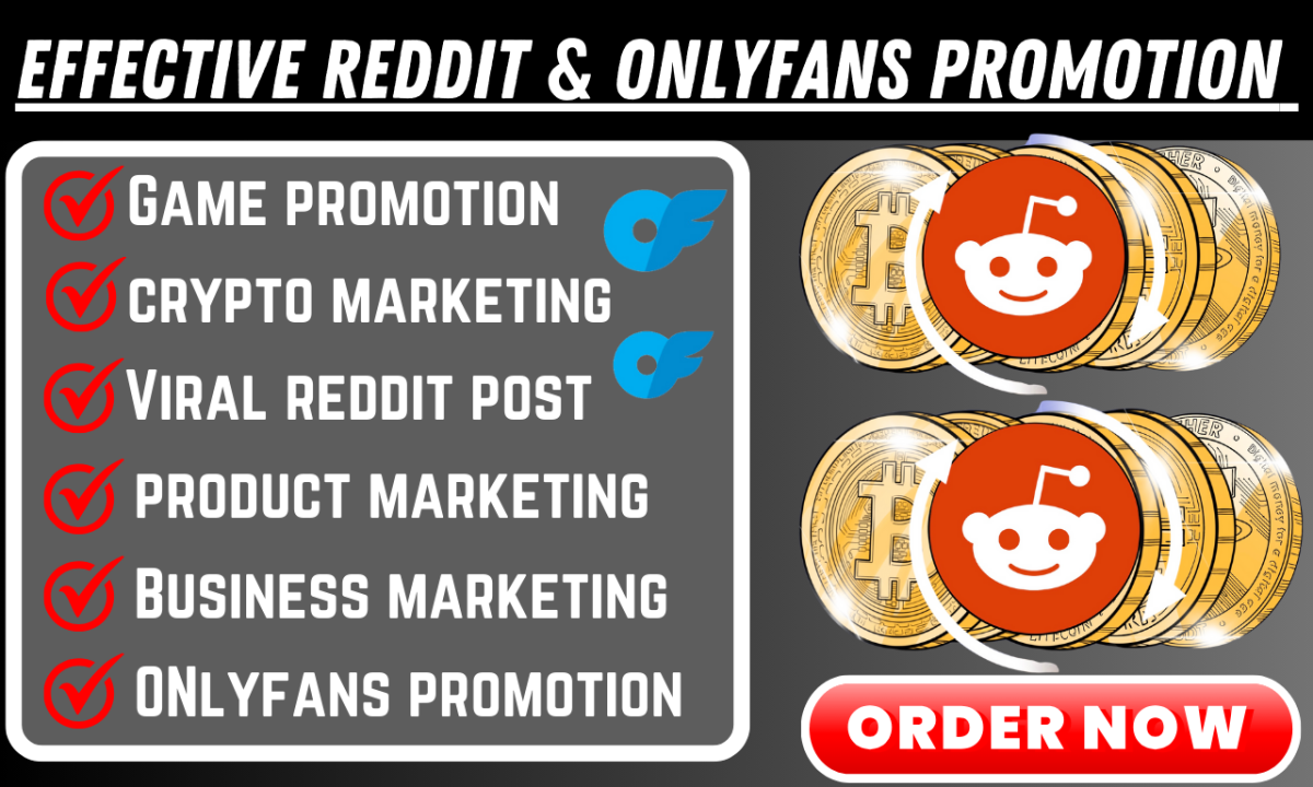 I Will Create Engaging Reddit Posts for Crypto, OnlyFans, and AI Game Product Links to Boost Sales