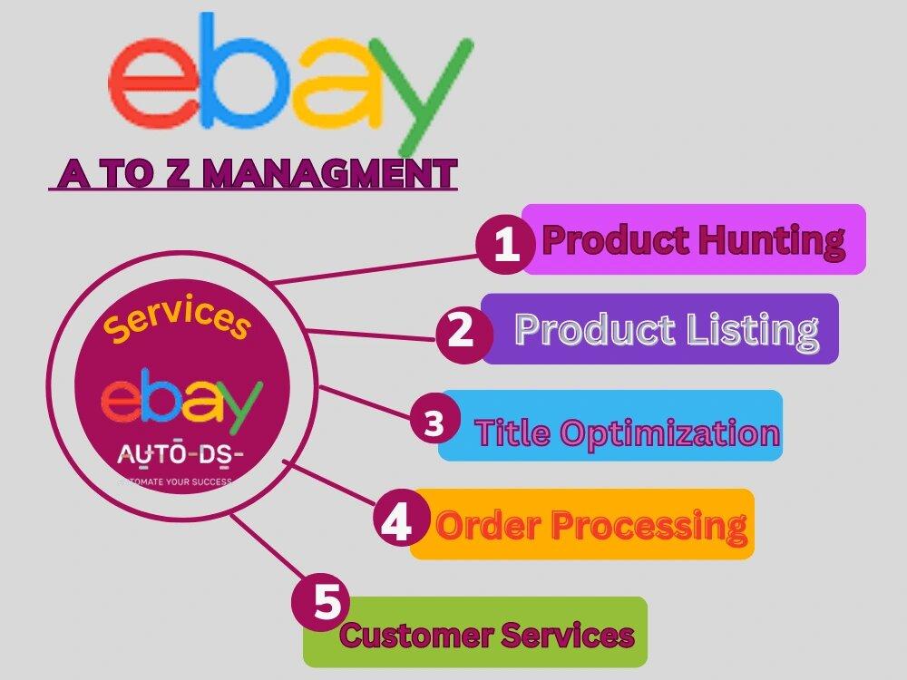 Setup eBay Store Listings, Dropshipping, Customer Support Services & eBay Store VA