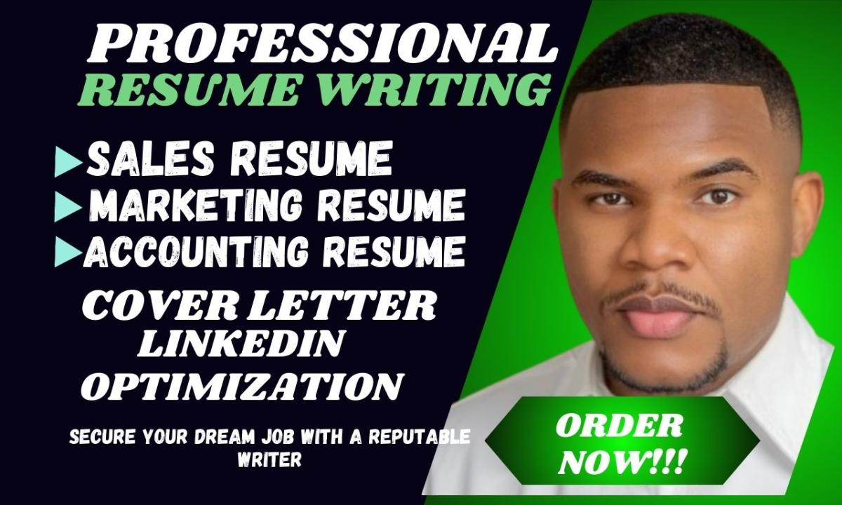 I Will Build Up a Professional Sales and Marketing Industry Resume