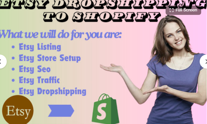 I Will Manage Etsy Dropshipping, SEO, Shop Setup, and Product Listings for Shopify