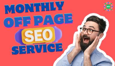 Monthly Off-Page SEO | White-Hat Backlinks