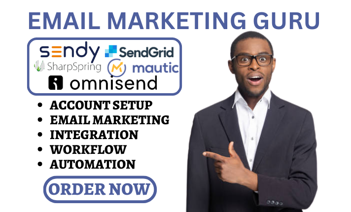 I Will Manage Your CleverReach, Sendy, SharpSpring, SMTP, SendGrid, GetResponse, and MailerLite Campaigns