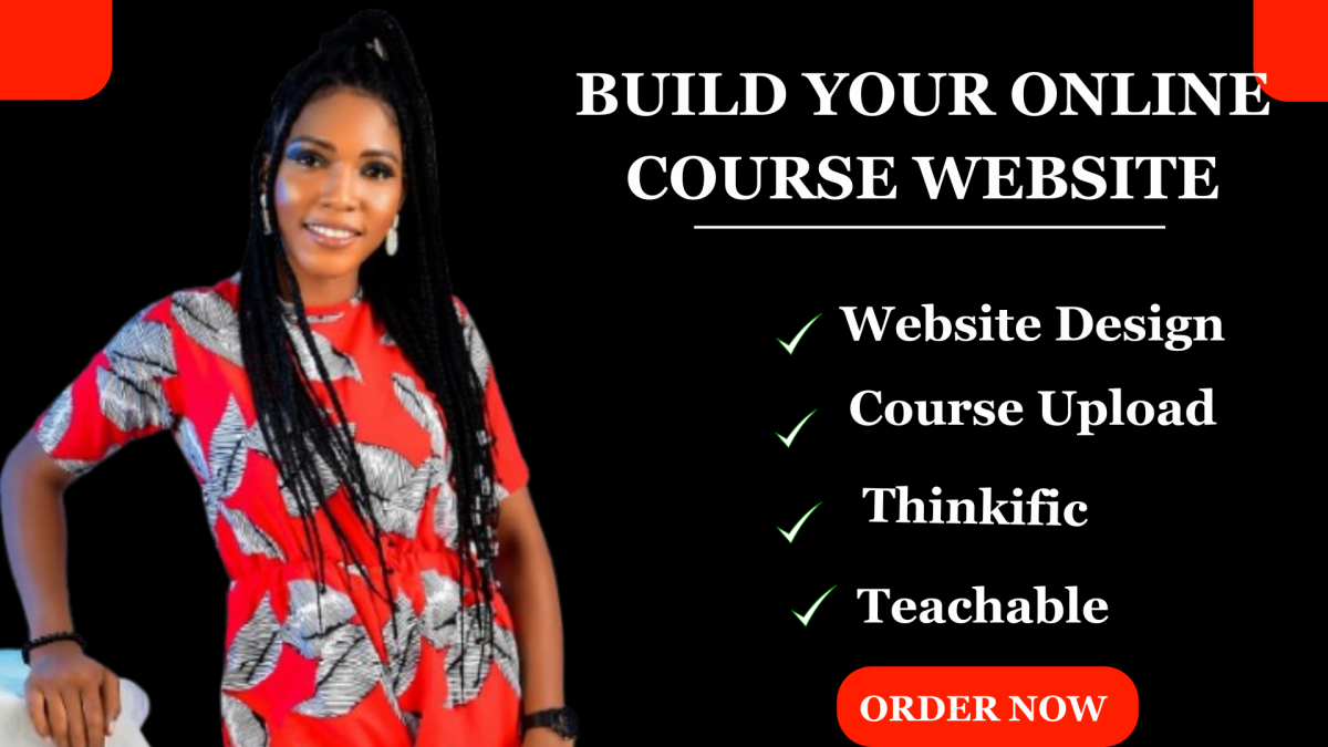 I Will Create a Fully Customized Thinkific or Teachable Website for Your Online Course