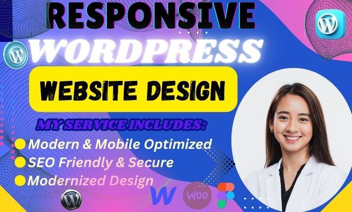 I Will Build a Mobile Responsive WordPress Website Design for Your Business