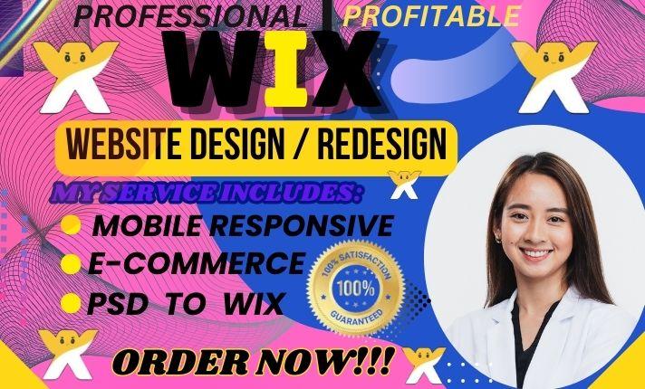 I Will Design or Redesign Your Wix Website, Online Store, or Business Web