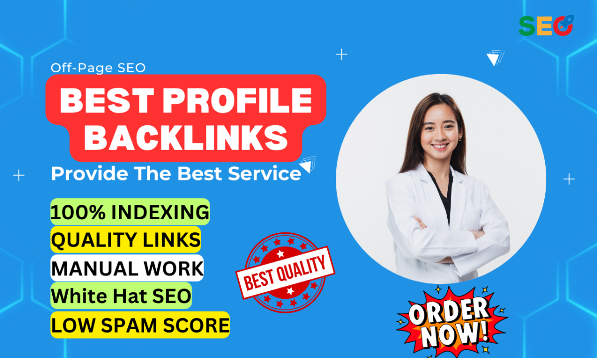 I Will Create High Quality Profile Backlinks for SEO Ranking