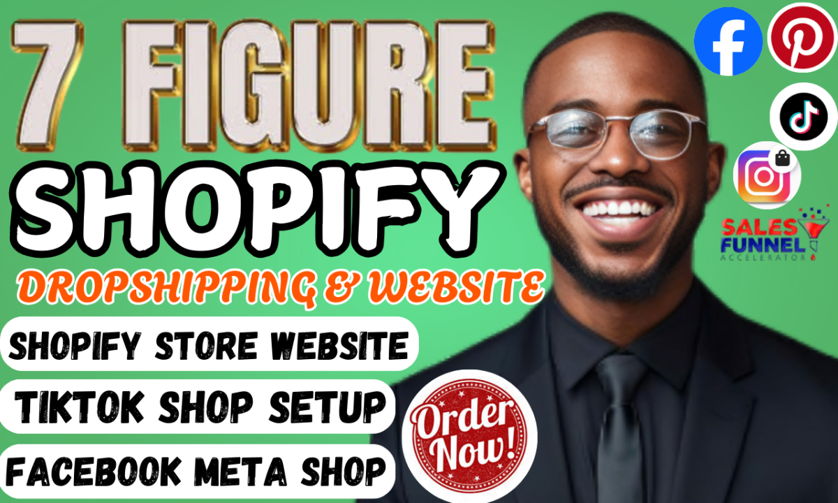 I Will Set Up a Profitable TikTok Dropshipping Shopify Store – Shopify Website Expert