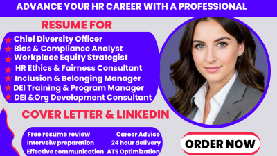 Professional DEI and Ethical Hiring Resumes & HR Inclusion CVs