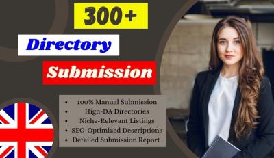 HQ 100 Powerful Directory Submission Backlinks for $15