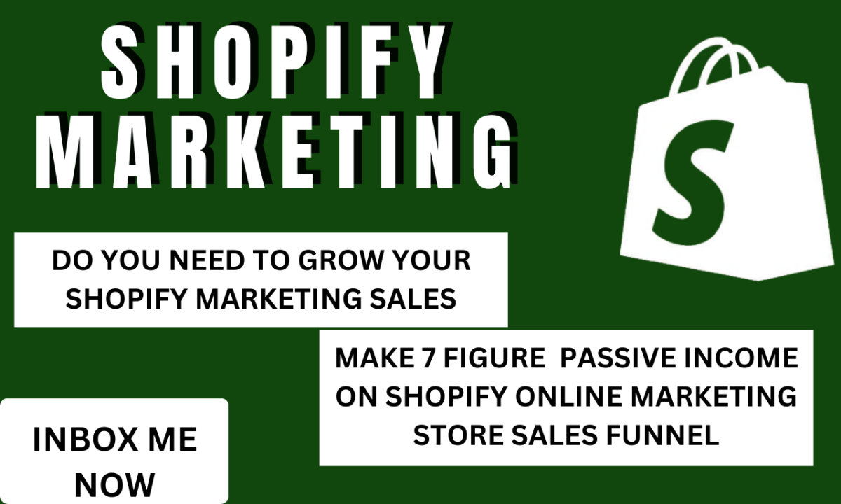 I Will Do Shopify Dropshipping Marketing, Social Media Marketing, and Pinterest Marketing