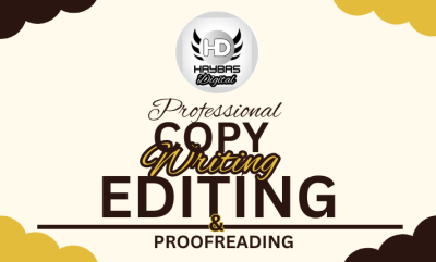 Proofread and Copy Edit Any of Your Documents