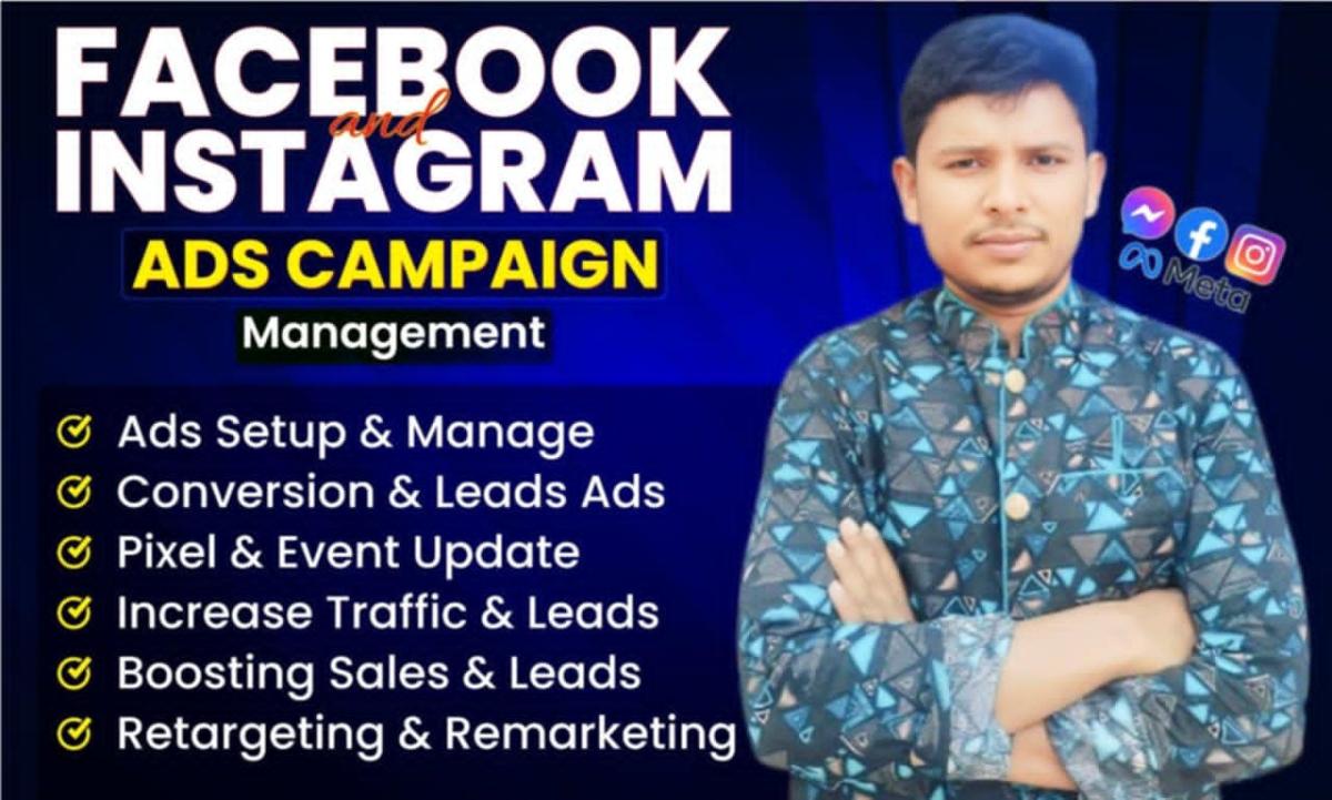 I Will Optimize, Manage, and Set Up Your Facebook and Instagram Ads