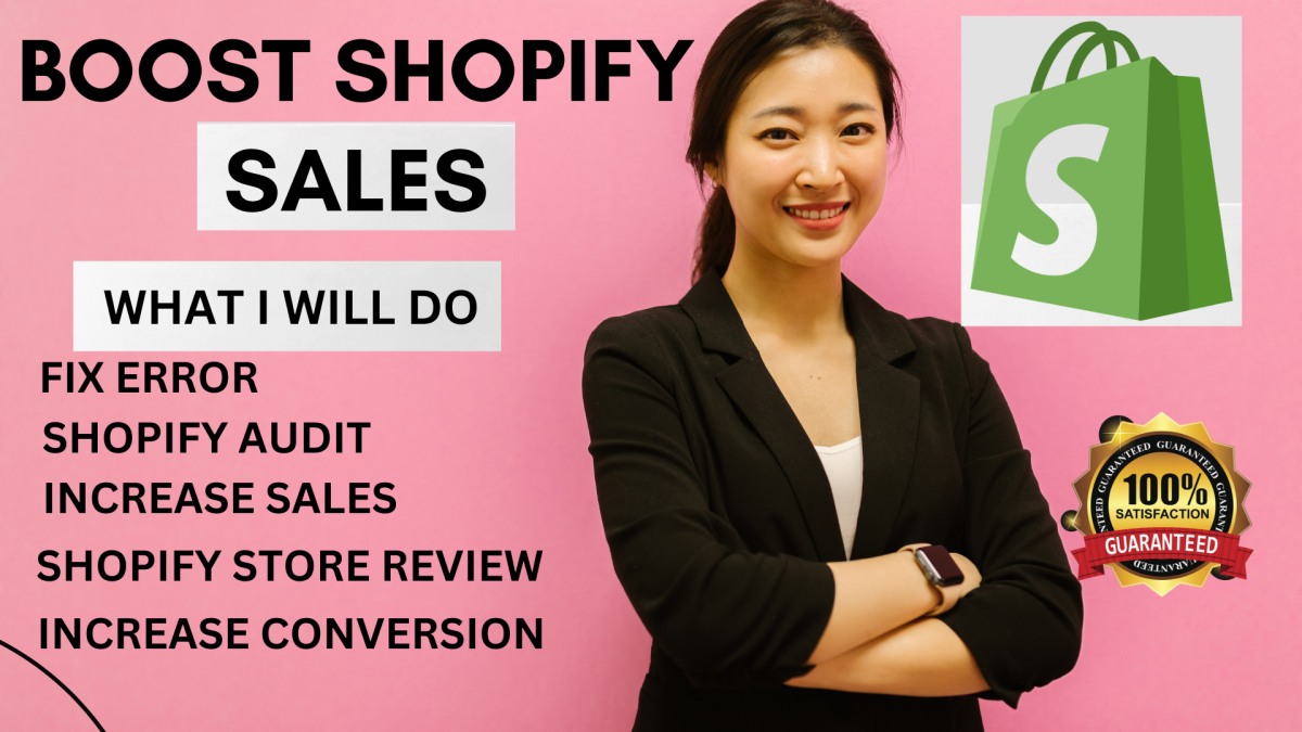 I Will Conduct a Shopify Store Audit, Review, and CRO Optimization Audit to Boost Sales