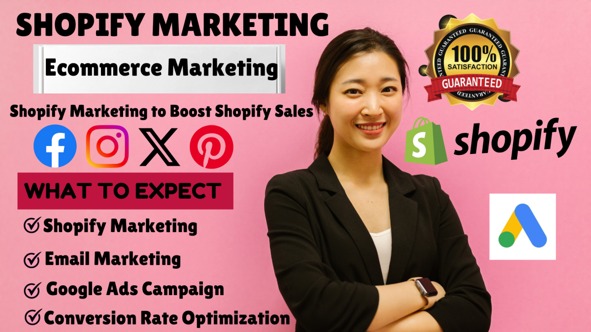 I Will Boost Your Shopify Sales with Expert Ecommerce Marketing and Promotions