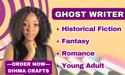 I Will Ghostwrite Your Fantasy, Romance, Mystery, Young Adult, eBook, Print Book, Novel