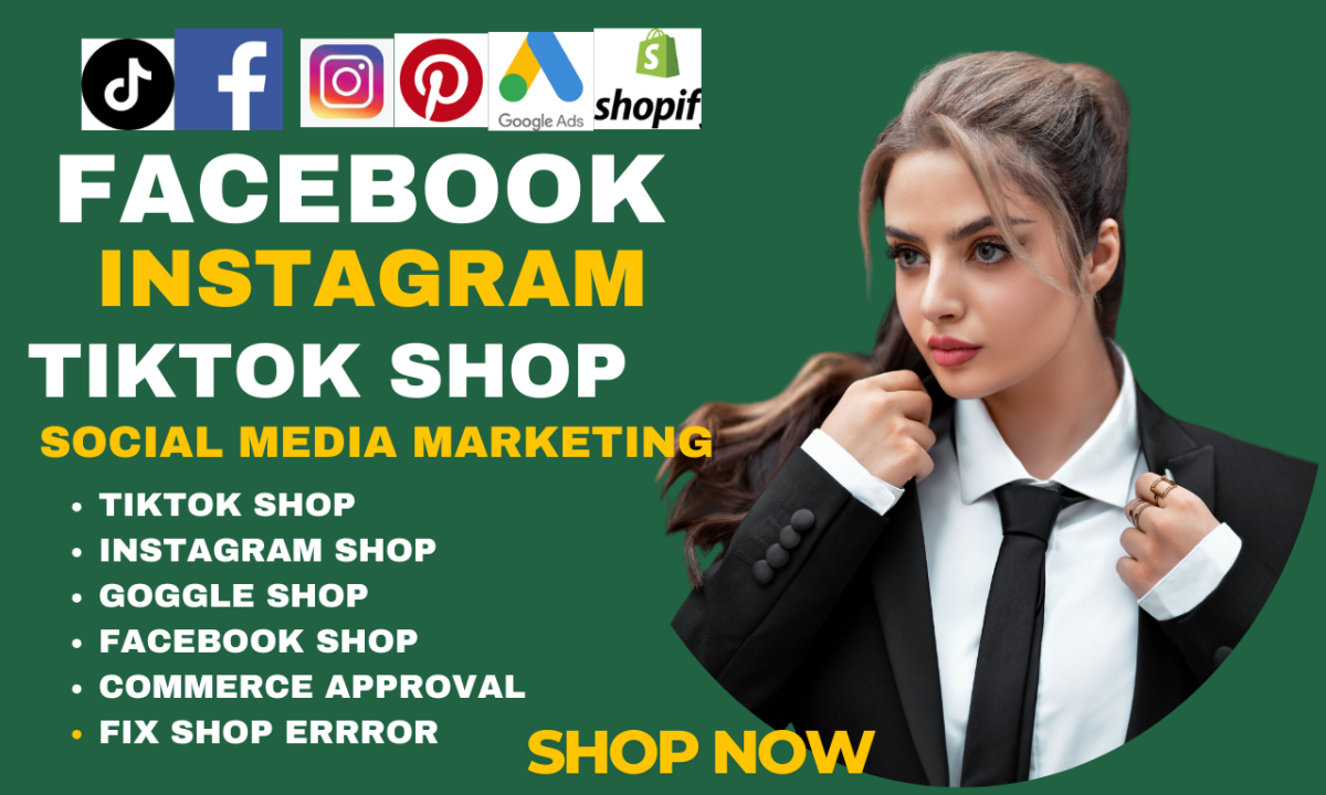 Set Up Your TikTok Shop, Instagram Shop, Facebook Shop, or Shopify Dropshipping Store