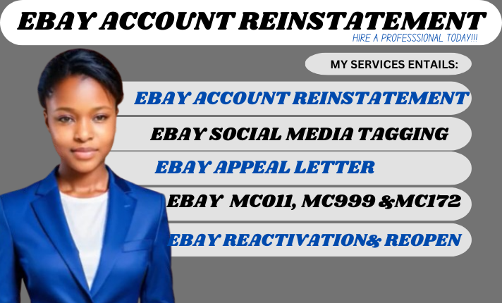 Reinstate Your Suspended eBay Account | eBay Restriction | eBay Reinstatement MC011