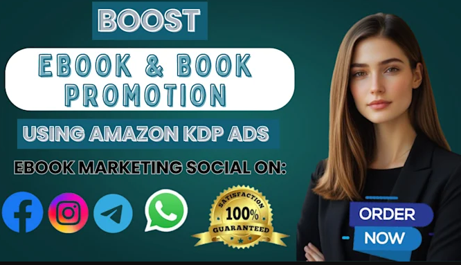 I Will Professionally Promote Your Amazon KDP eBook to Targeted Readers