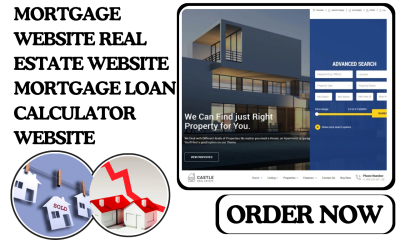 I Will Build a Mortgage Website with Real Estate Landing Page and Mortgage Loan Calculator