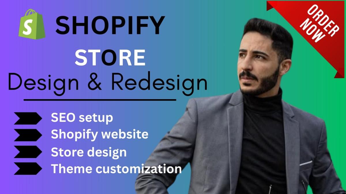 I Will Create Shopify Dropshipping Store, Build Shopify Store, Design