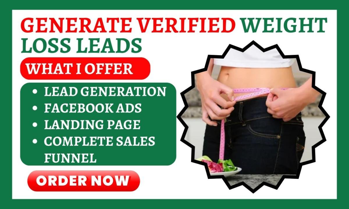 I Will Generate Weight Loss Leads for Semaglutide Health and Fitness Peptide Websites via GHL