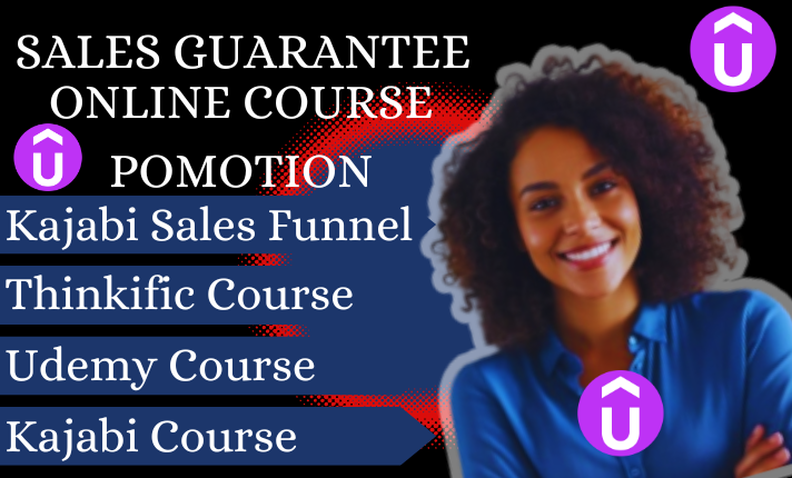 I Will Do Thinkific Course Promotion, Kajabi Sales Funnel, Udemy Course Promotion