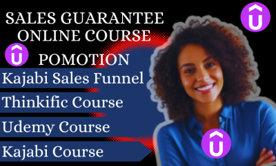 I Will Do Thinkific Course Promotion, Kajabi Sales Funnel, Udemy Course Promotion