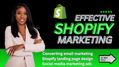 I Will Boost Shopify Store Sales, Manage E-commerce Shopify Marketing, or Dropshipping